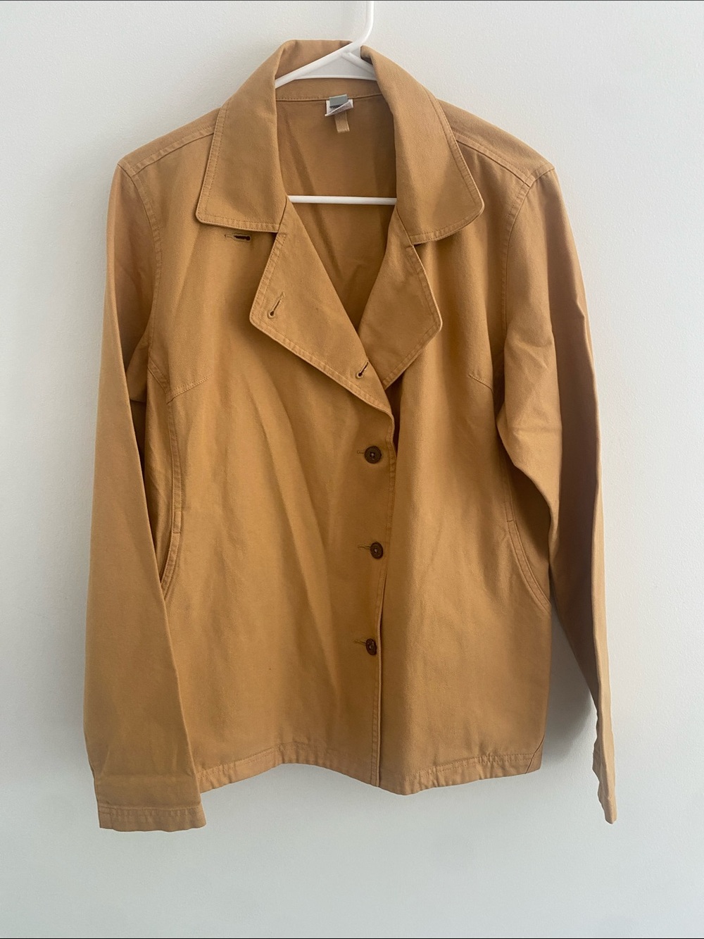 Vintage Patagonia Water Girl Organic Cotton Chore Jacket Mustard Size LARGE